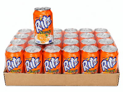 Caja de refresco  Ritz Orange 24u 355ml