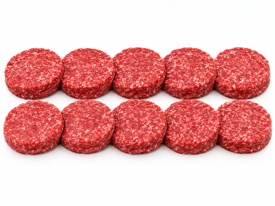 Hamburguesas de res 10u
