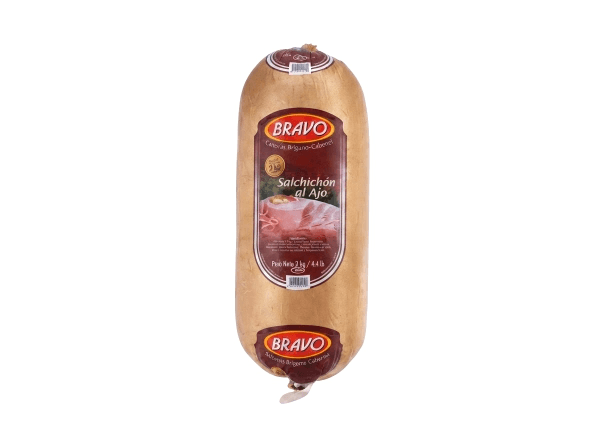 Salchichón  al ajo Bravo 2 Kg