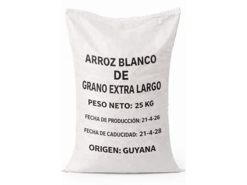 Saco de arroz  25Kg