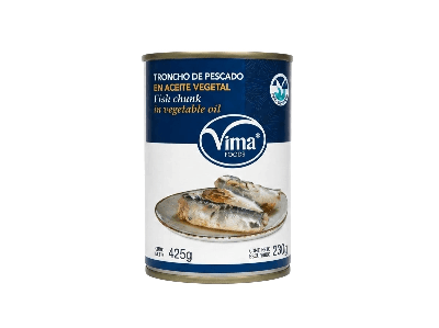 Troncho de pescado en aceite vegetal 425g