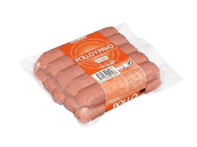 Salchicha de pollo y pavo 340g