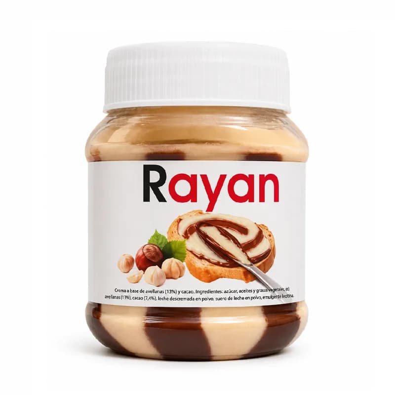 Crema de  avellana y cacao nutella Rayan 350g