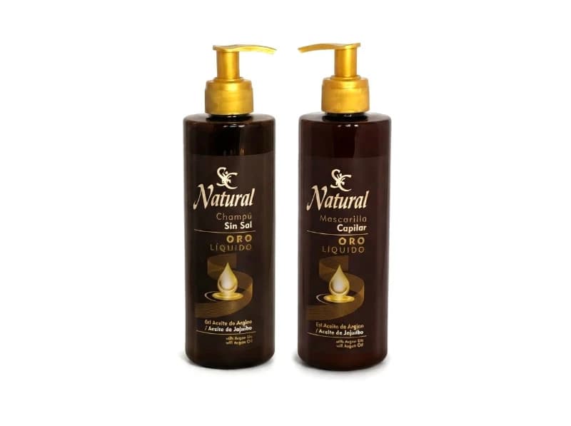 Champú y Mascarilla ORO líquido